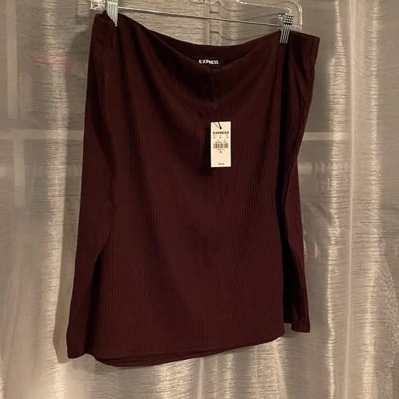 Express Dresses & Skirts - Express Ribbed Mini Skirt